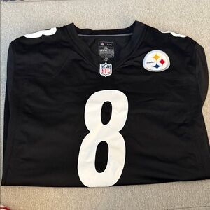 Men's Pittsburgh Steelers Aaron Rodgers Nike Black Game Jersey